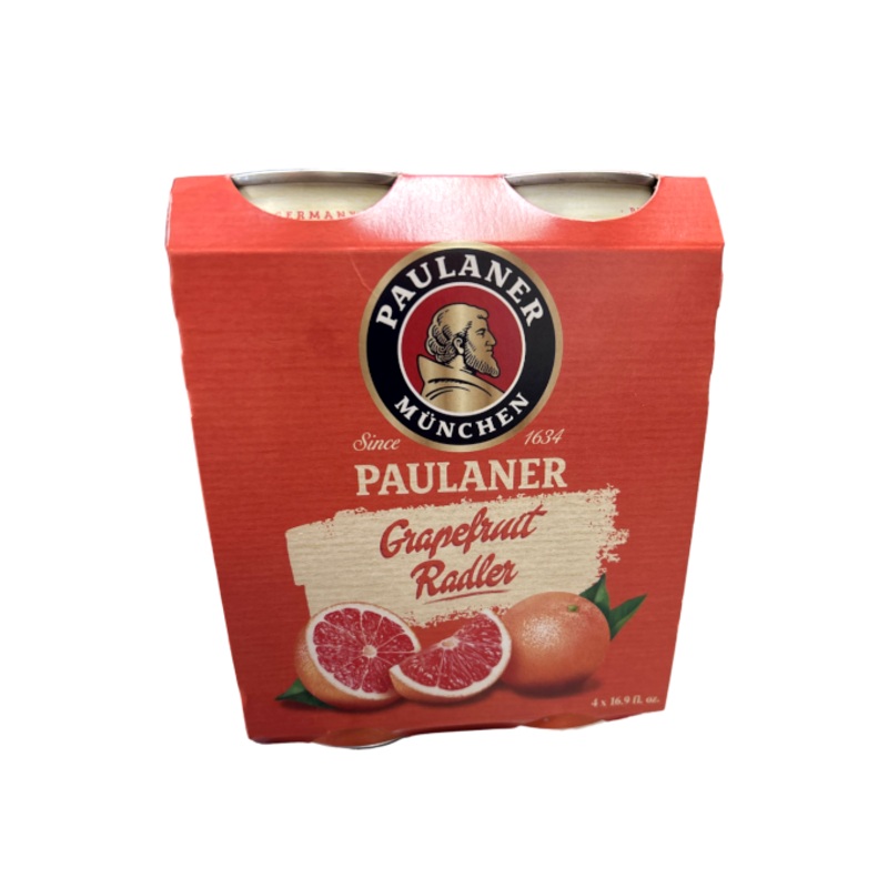 Paulaner Grapefruit Radler 16.9oz 4-Pack Can