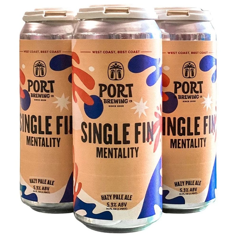 Port Brewing Single Fin Mentality Hazy Pale Ale Beer