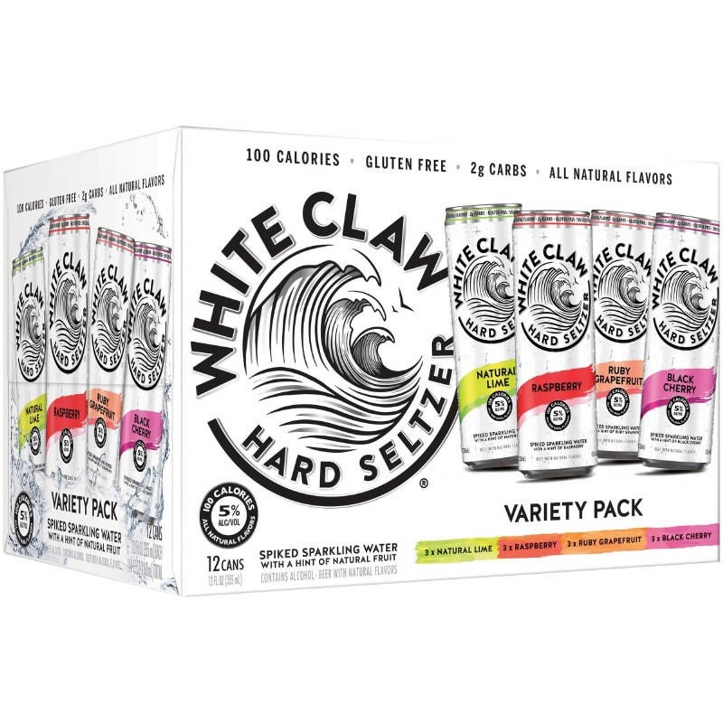 White Claw Hard Seltzer Variety Pack #1 12Pk