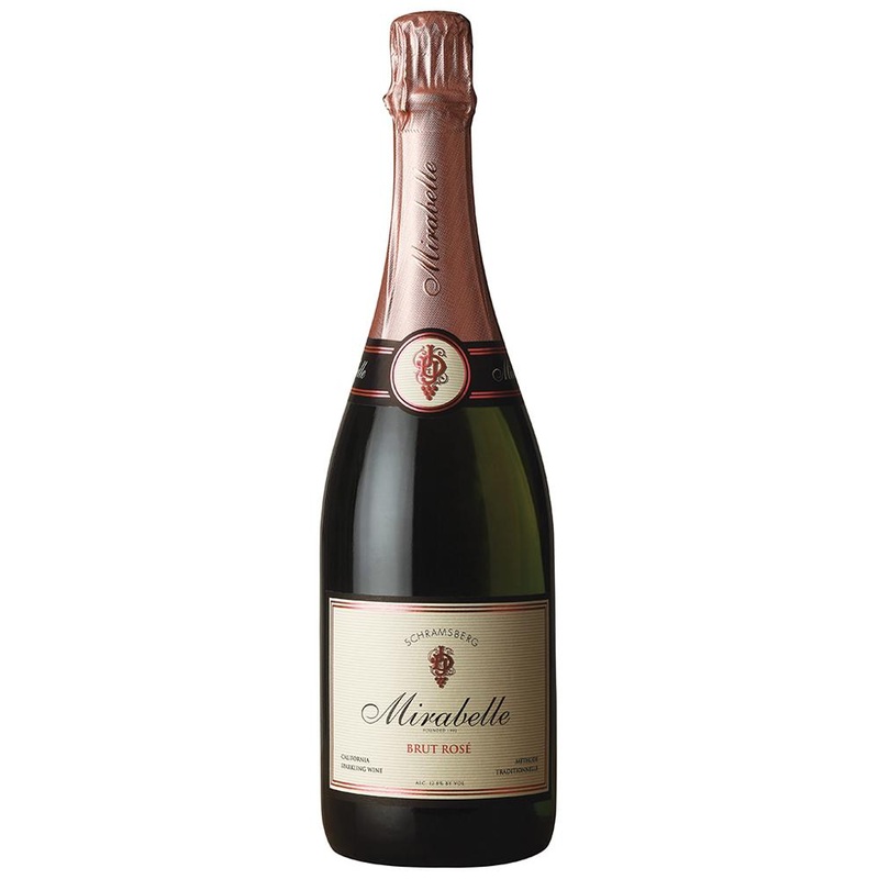 Mirabelle Brut Rose Sparkling Methode Traditionnelle  By Schramsberg 750ml