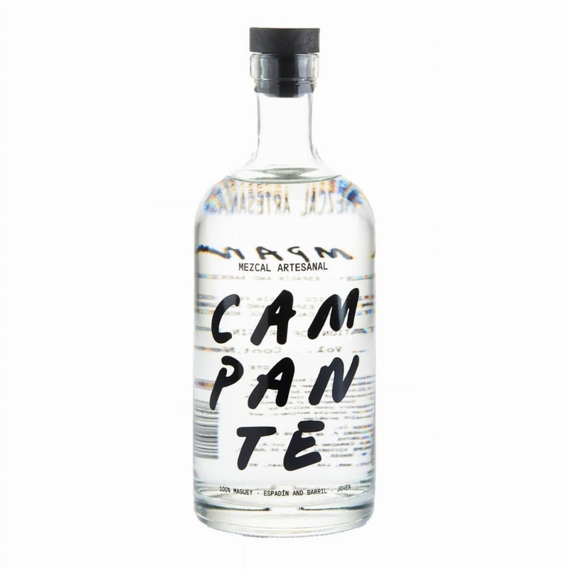 Campante Mezcal Artesanal Joven 80 Proof 100% Maguey Espadin & Barril 750ml