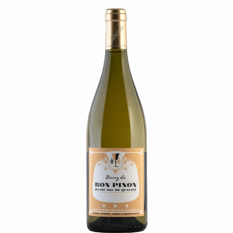 Francois et Julien Pinon Vouvray Blanc Sec  de Qualite Buvez du Bon Pinon 2022 750ml