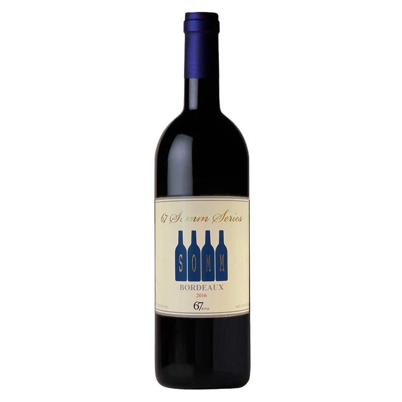 67 Wine Somm Series Bordeaux Organic 2016 750ml
