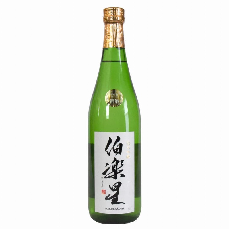 Hakurakusei Junmai Ginjo Sake 720ml