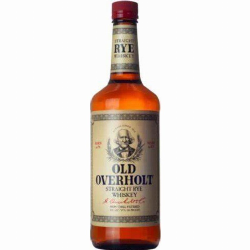 Old Overholt Straight Rye Whiskey Aged 4 Years 86 Proof 1.0L LITER