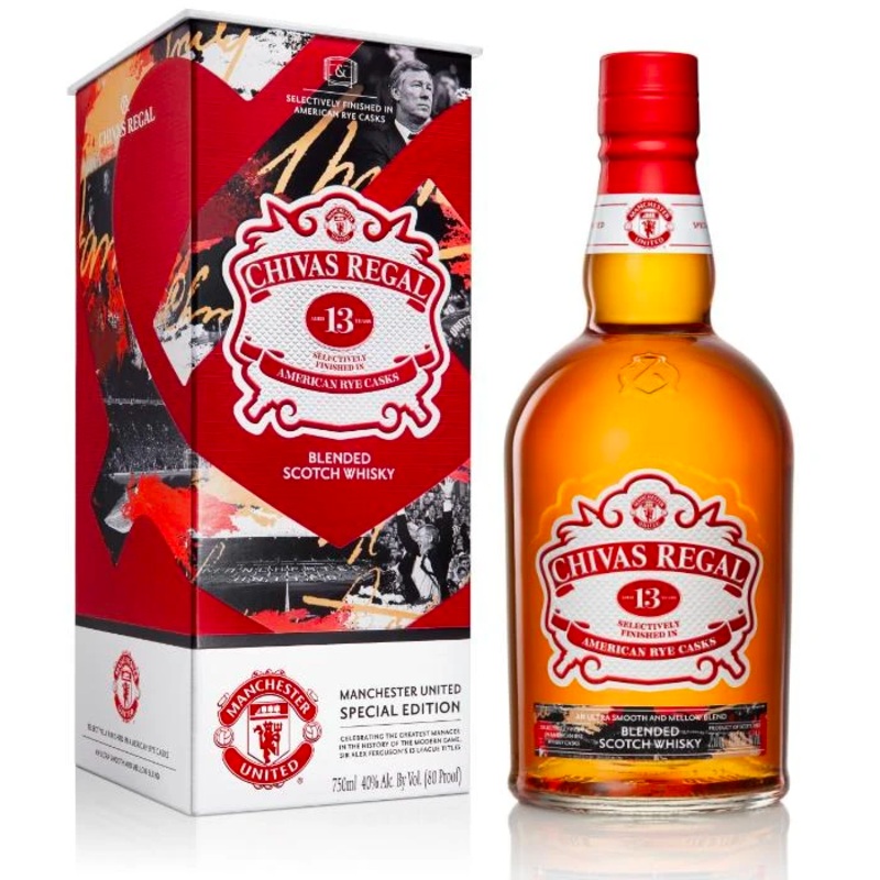 Chivas Regal 13 Year Old Manchester United Special Edition