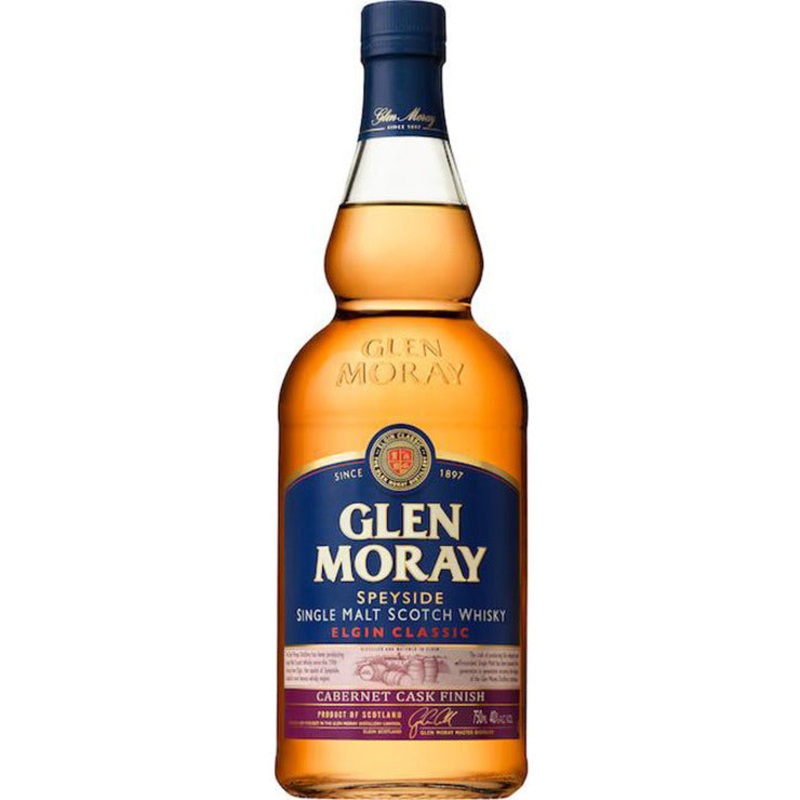 Glen Moray Elgin Classic Cabernet Cask Finish Scotch Whisky