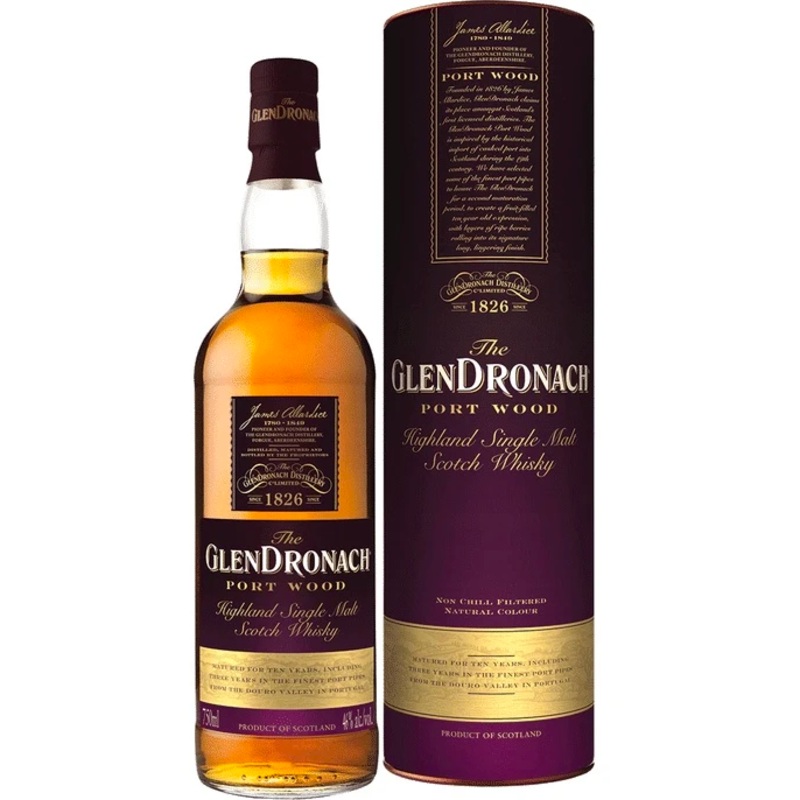 The GlenDronach Port Wood Highland Single Malt Scotch Whisky