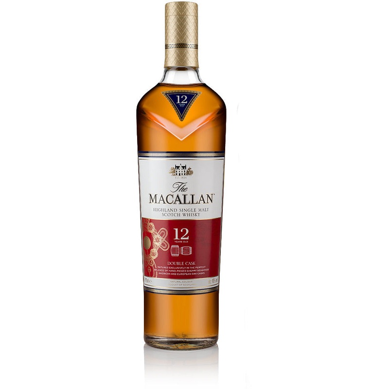 The Macallan 12 Years Old Double Cask Highland Single Malt Scotch Whiskey Lunar New Year Edition 2020
