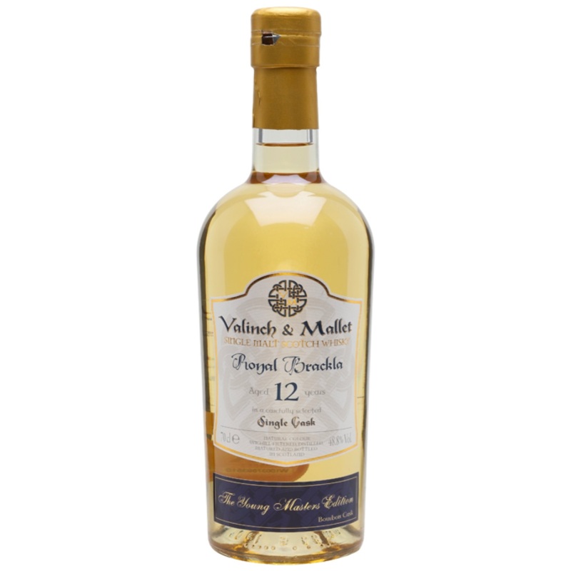 Valinch & Mallet 12 Years Old Royal Brackla Single Cask Single Malt Scotch Whisky The Young Masters Edition