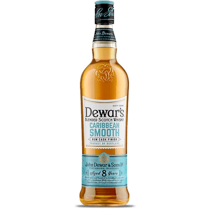 Dewar's Blended Scotch Caribbean Smooth Rum Cask Finish 8 Yr