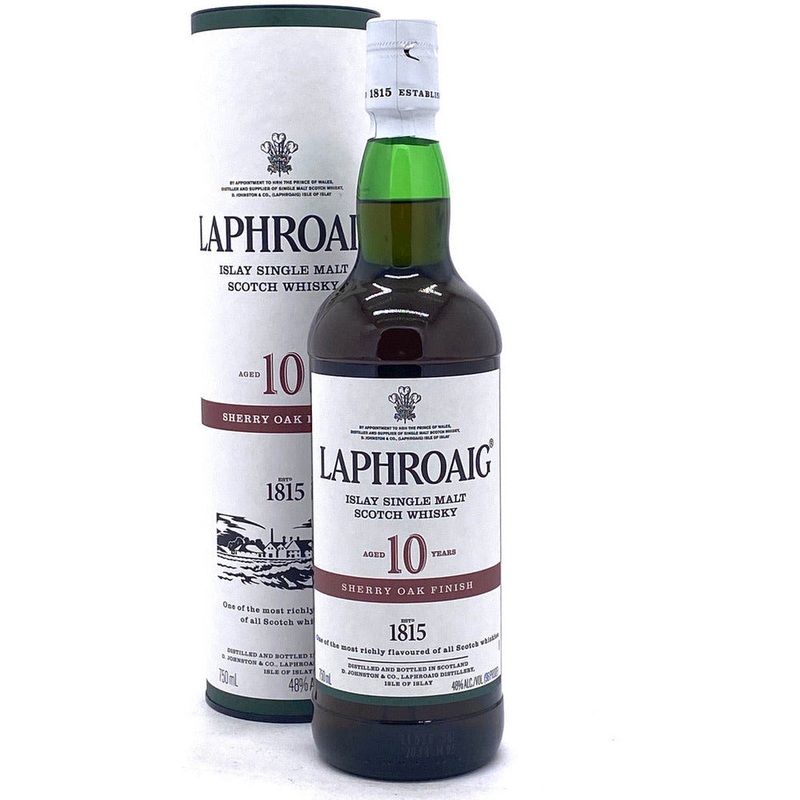 Laphroaig 10 Years Old Sherry Oak Finish Islay Scotch Whisky