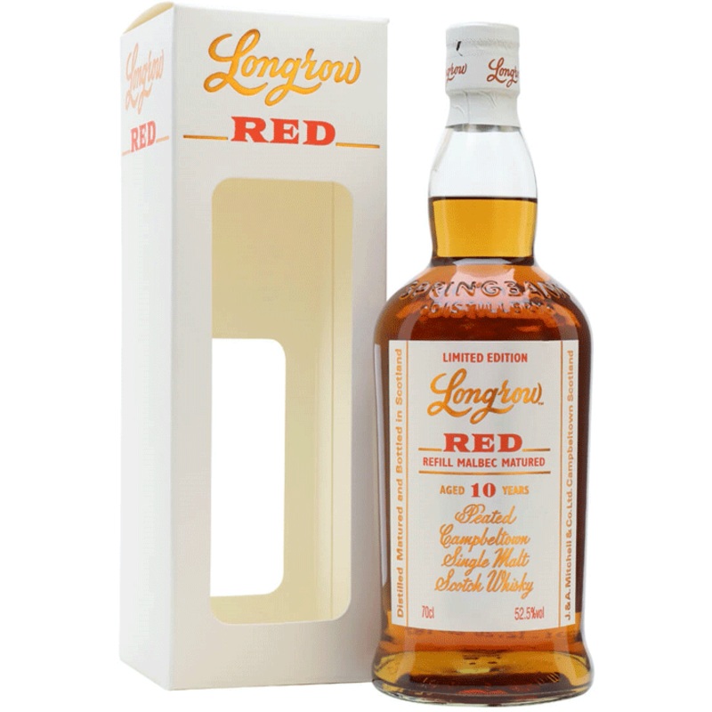 Longrow Red 10 Year Old Refill Malbec Finish Scotch Whisky