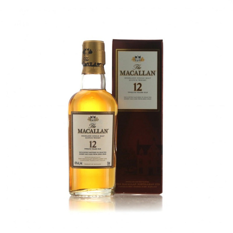 Macallan 12 Year Old Miniature 50ml