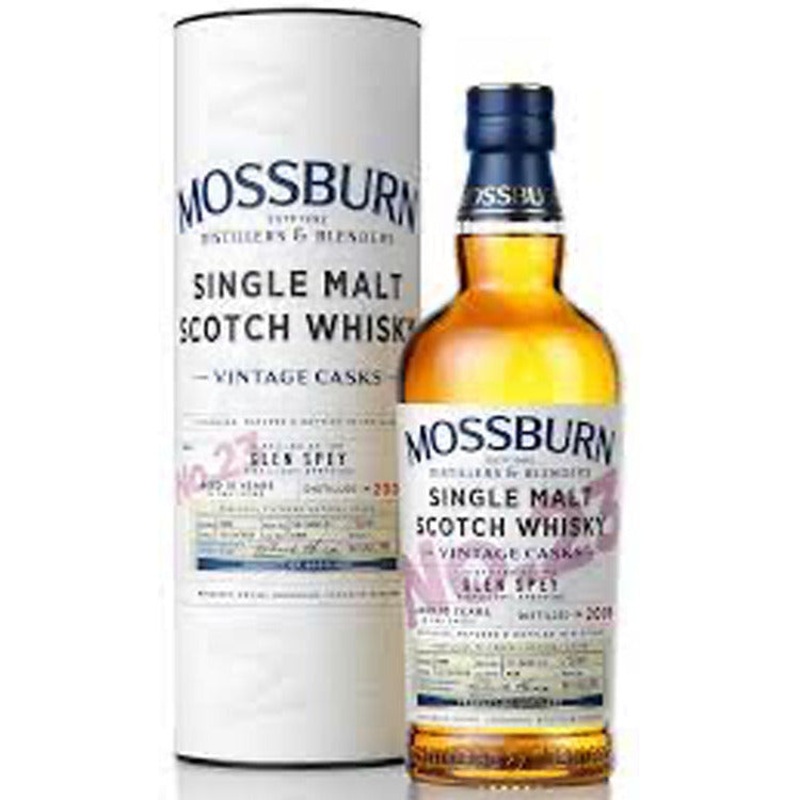 Mossburn Single Malt Scotch Glen Spey Distillery Vintage Casks No. 23 10 Yr