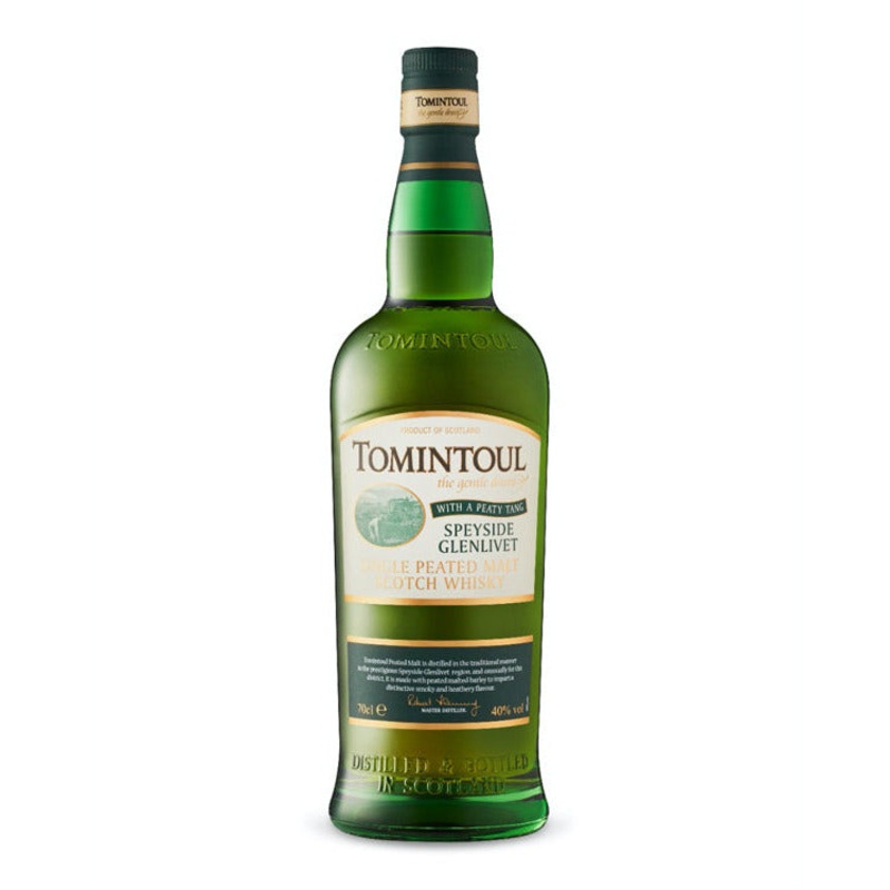 Tomintoul With A Peaty Tang Speyside Glenlivet Single Peated Malt Scotch Whisky