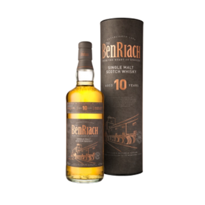 BenRiach 10 Year Old Single Malt Scotch Whisky