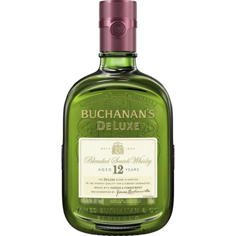 Buchanan's De Luxe 12 Year Old Blended Scotch Whisky 750ml