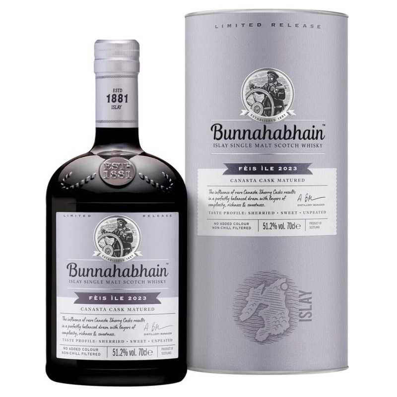 Bunnahabhain Fis le 2023 Canasta Cask Matured
