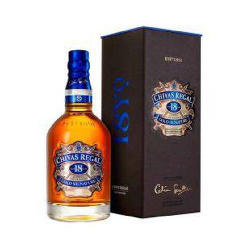 Chivas Regal Gold Signature 18 Year Old Blended Scotch Whisky 750ml