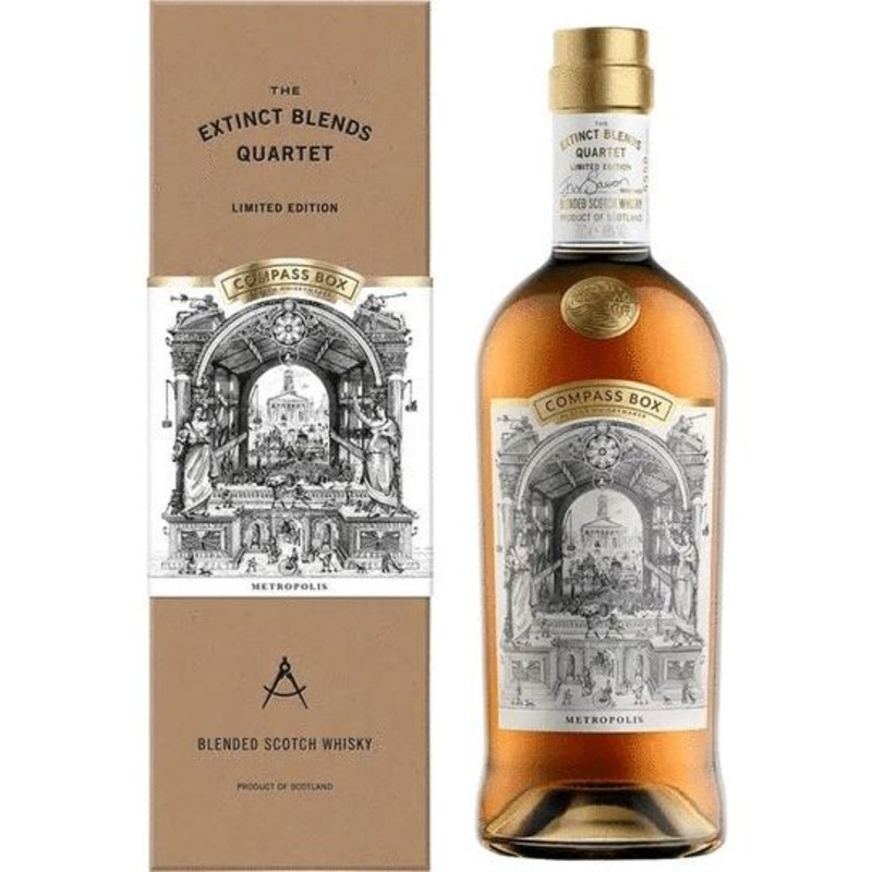 Compass Box The Extinct Blends Quartet Metropolis Limited Edition Blended Scotch Whisky 750ml Bottle