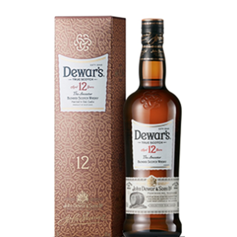 Dewar's 12 Year Old Blended Scotch Whisky 750ml
