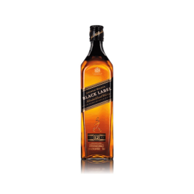 Johnnie Walker Black Label 12 Year Old Blended Scotch Whisky 750ml