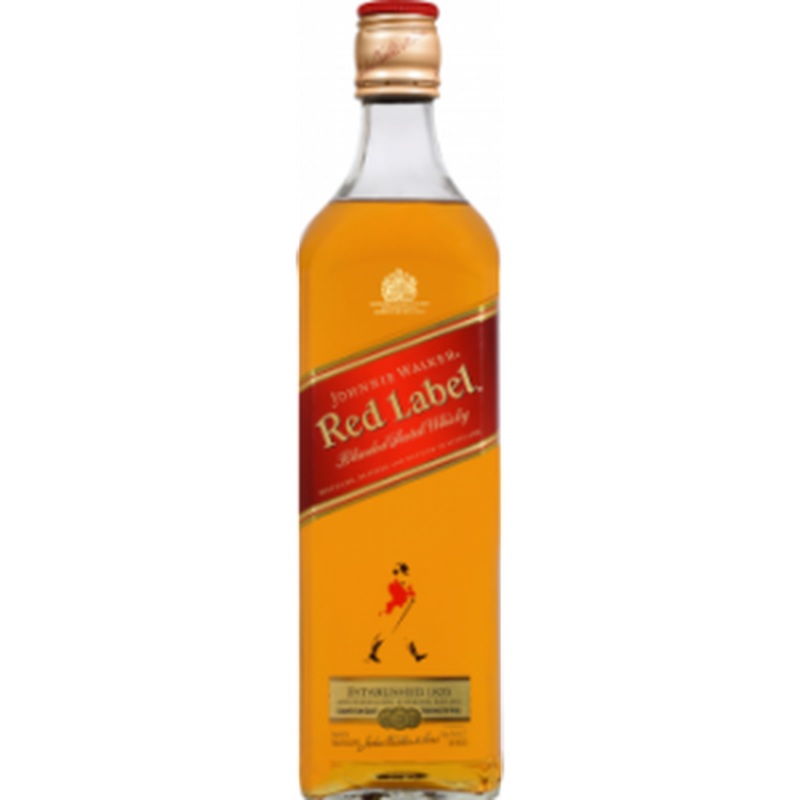 Johnnie Walker Red Label Blended Scotch Whisky 750ml
