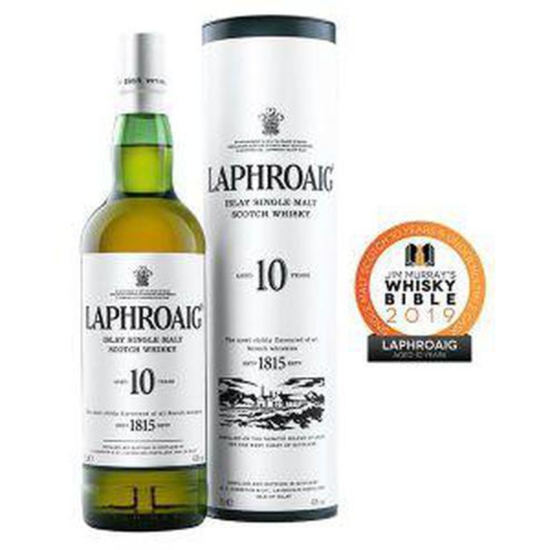 Laphroaig 10 Year Old Single Malt Scotch Whisky 750ml