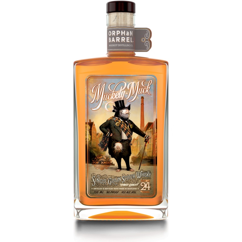 Orphan Barrel Muckety Muck 24 Year Old Single Grain Scotch Whisky 750ml