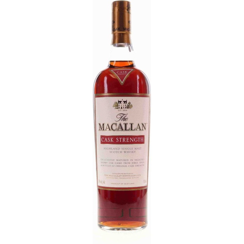 The Macallan Sherry Oak Cask Strength Highland Single Malt Scotch Whisky