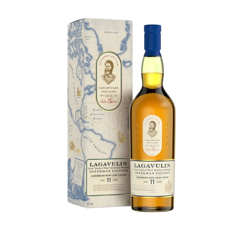 2024 Lagavulin Offerman Edition Carribean Rum Cask Finish 11 Year Old Single Malt Scotch Whisky 750ml