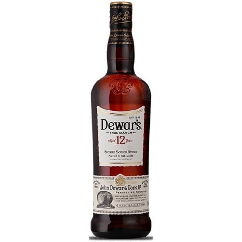 Dewar's 12 Year Blended Scotch Whisky Double Aged 750ml