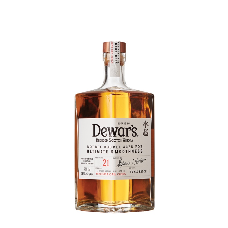 Dewar's Double Double Aged 21 Year Mizunara Oak Casks