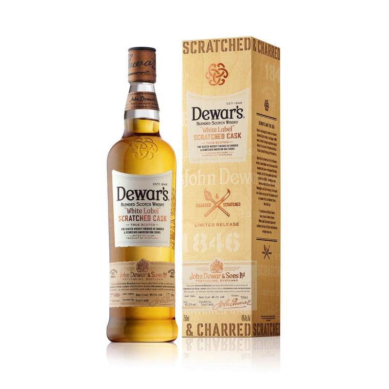 Dewar's White Label Scratched Cask Blended Scotch Whisky 1Lt