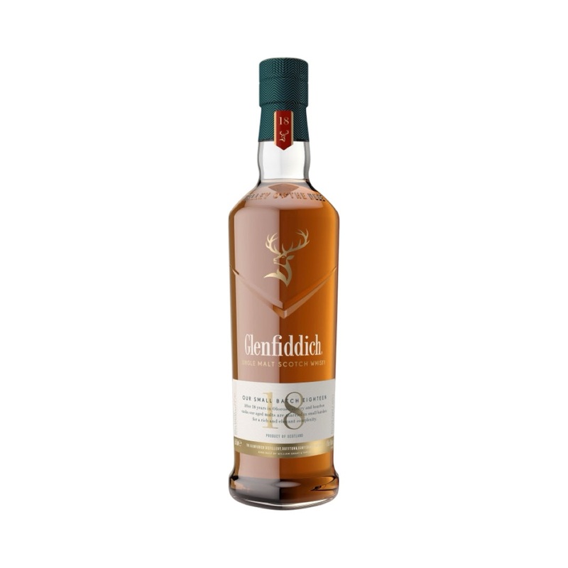 Glenfiddich 18 Year Old Single Malt Scotch Whisky 750ml