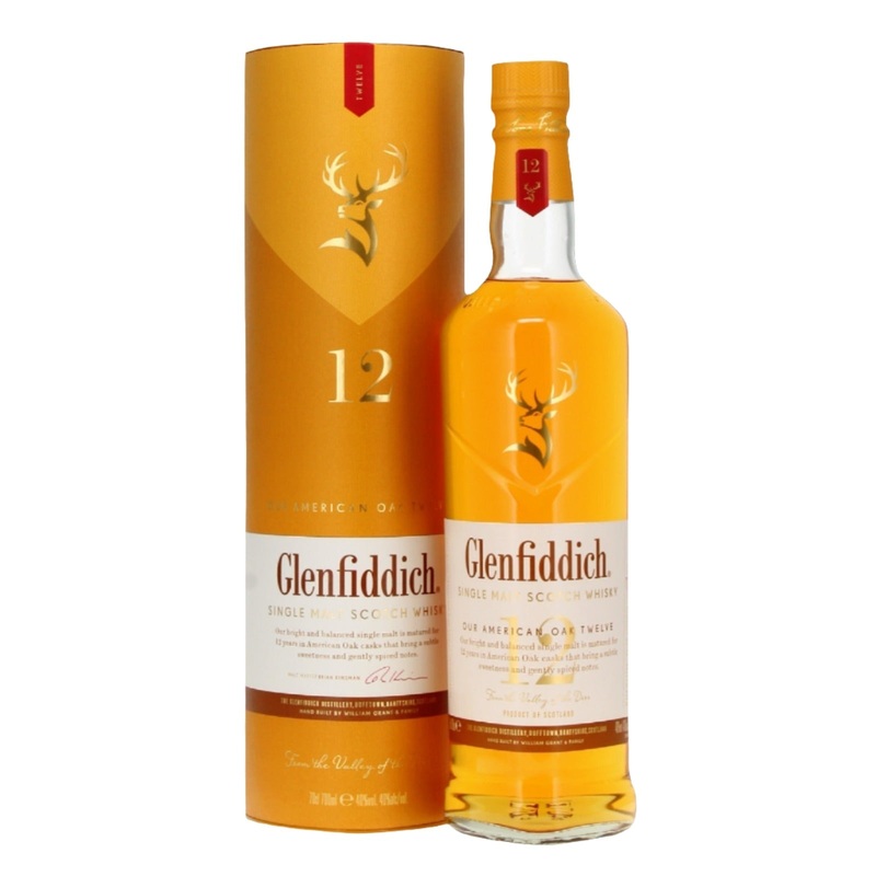 Glenfiddich Single Malt 12 Year Our American Oak 750ml