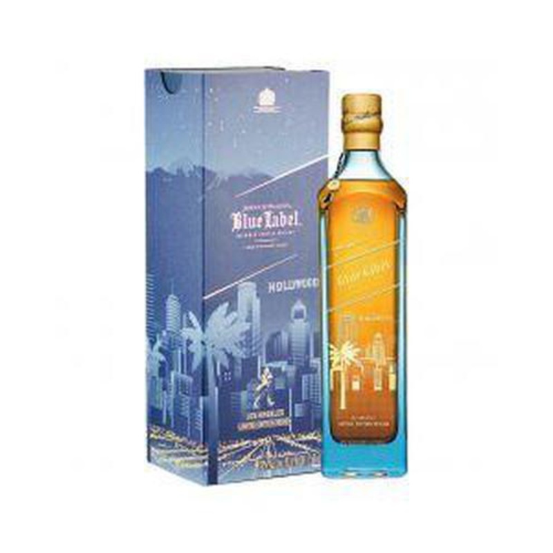 Johnnie Walker Blue Label Hollywood Los Angeles Limited Edition Design Blended Scotch Whisky 750ml