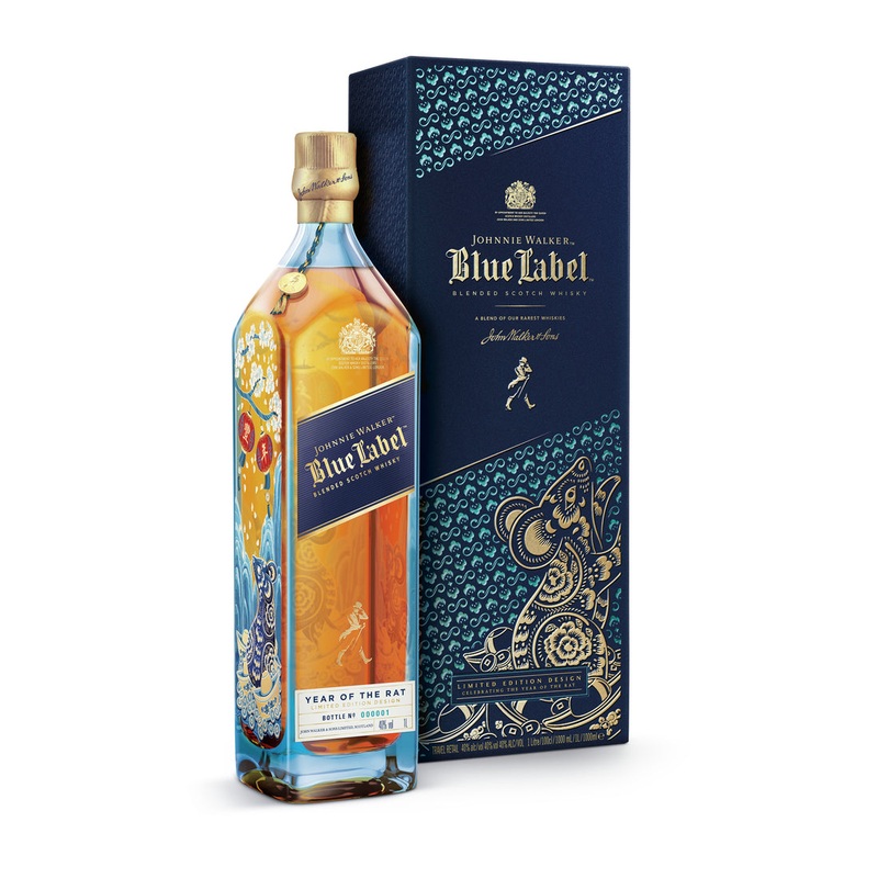 Johnnie Walker Blue Label Limited Edition Year of the Rat Blended Scotch Whisky 750ml