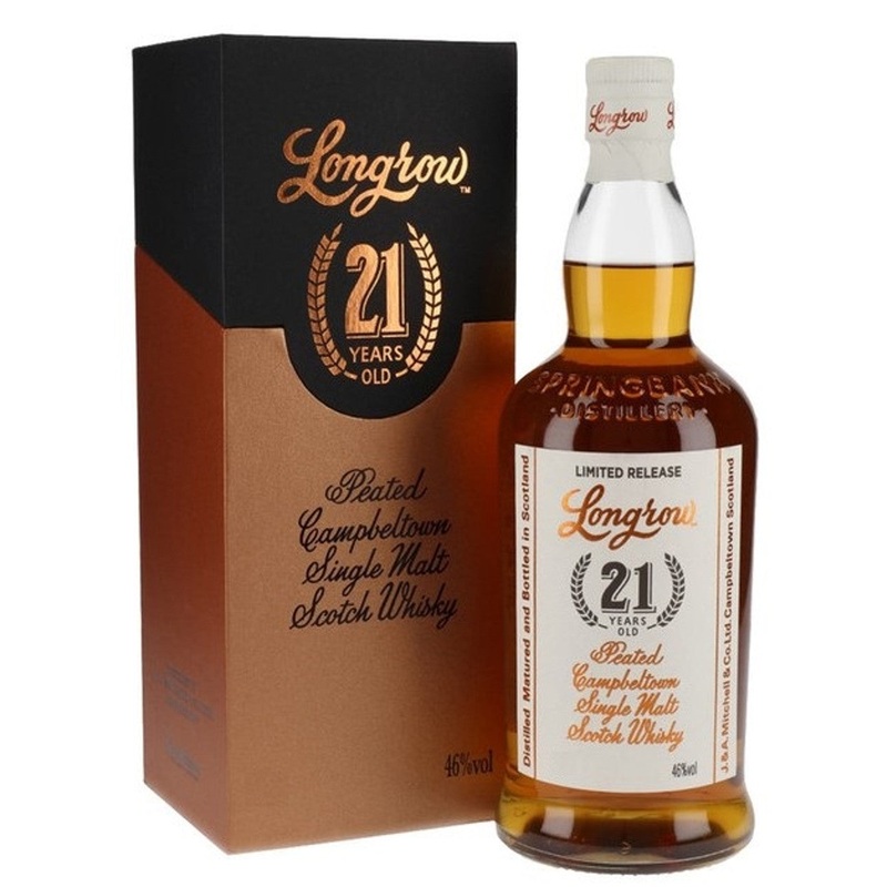Longrow 21 Year Old Peated Campbeltown Single Malt Scotch Whisky 700ml