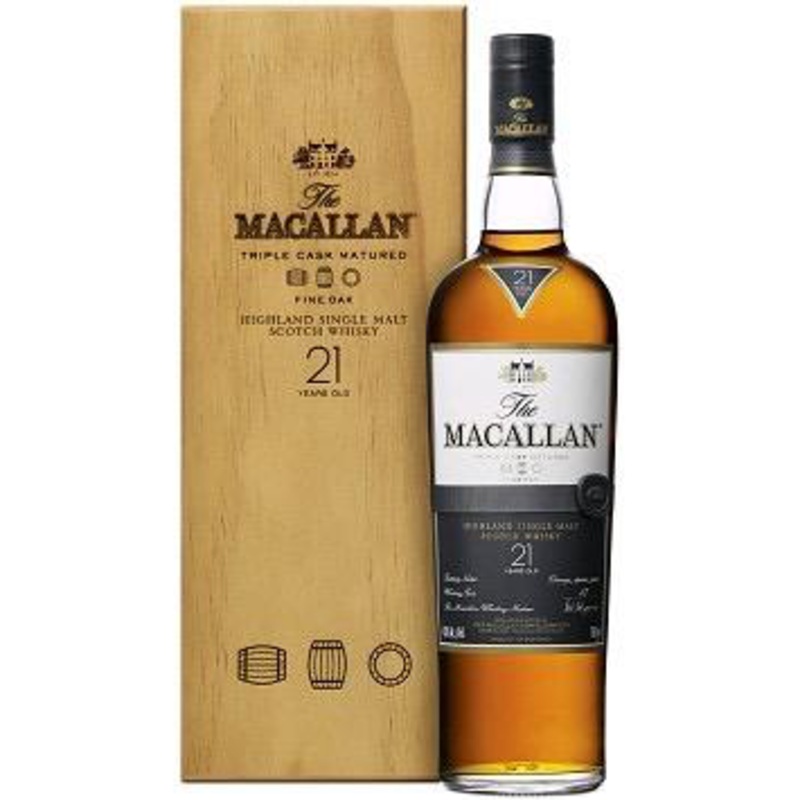 Macallan Fine Oak Triple Cask Matured 21 Year Old Single Malt Scotch Whisky 750ml