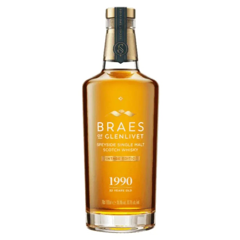 Braes of Glenlivet 1990 Vintage 32 Year Old Single Malt Scotch Whisky