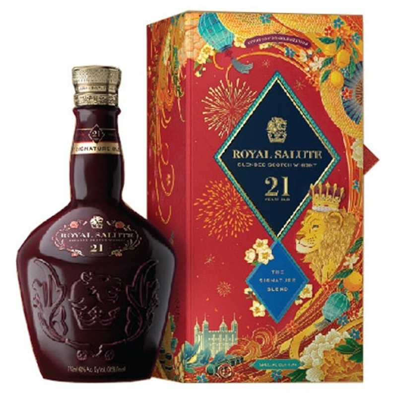 Chivas Regal Royal Salute The Signature Blend Chinese New Year Special Edition 21 Year Old Blended Scotch Whisky 750ml