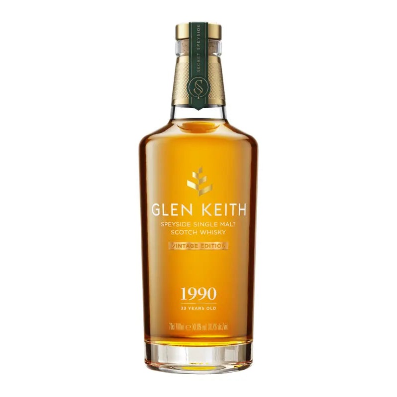 Glen Keith 1990 Vintage 33 Year Old Single Malt Scotch Whisky