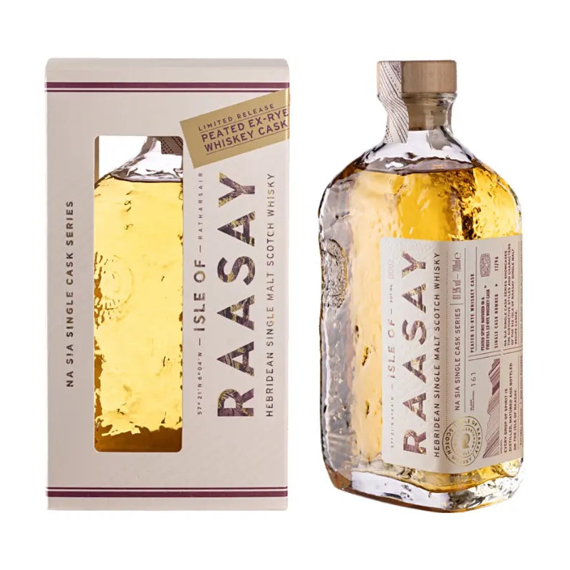 Isle of Raasay Peated Ex-Rye Cask Scotch Whisky