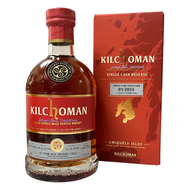 Kilchoman 15 Year Single Cask Impex Cask Evolution Scotch 750mL