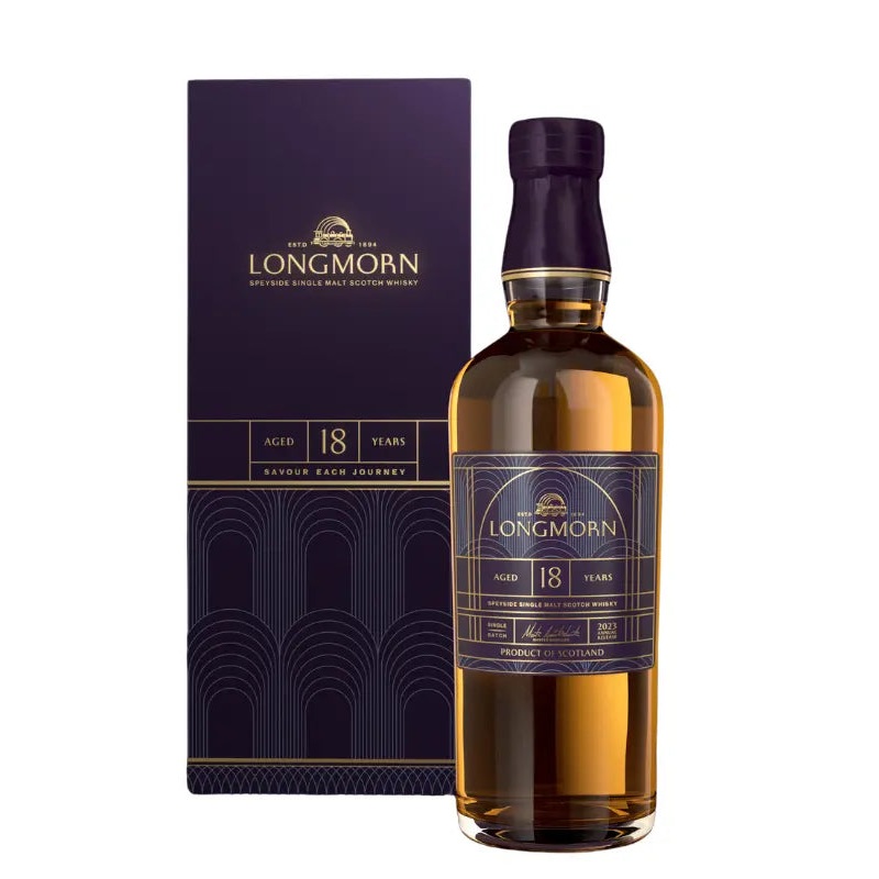 Longmorn 18 Year Speyside Single Malt Scotch Whiskey 700mL