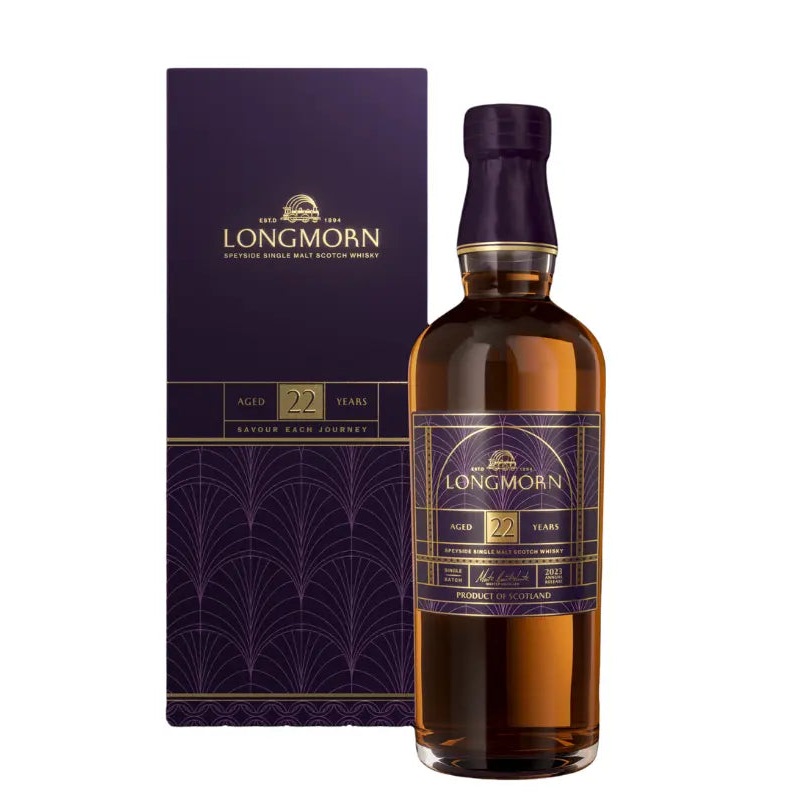 Longmorn 22 Year Speyside Single Malt Scotch Whiskey 700mL