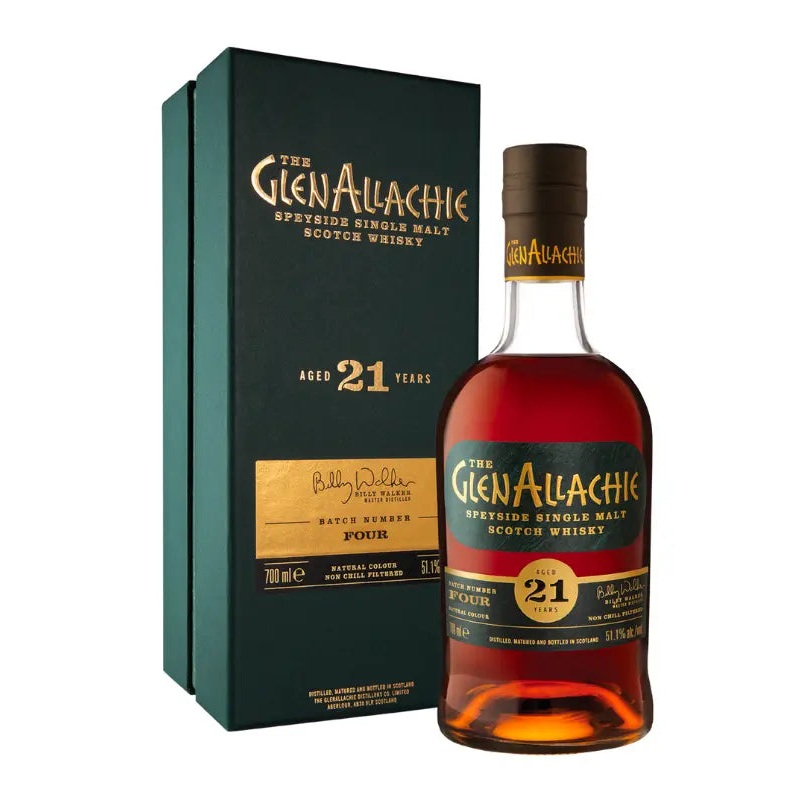 The GlenAllachie 21 Year Old Batch 4 Single Malt Scotch Whisky 700mL