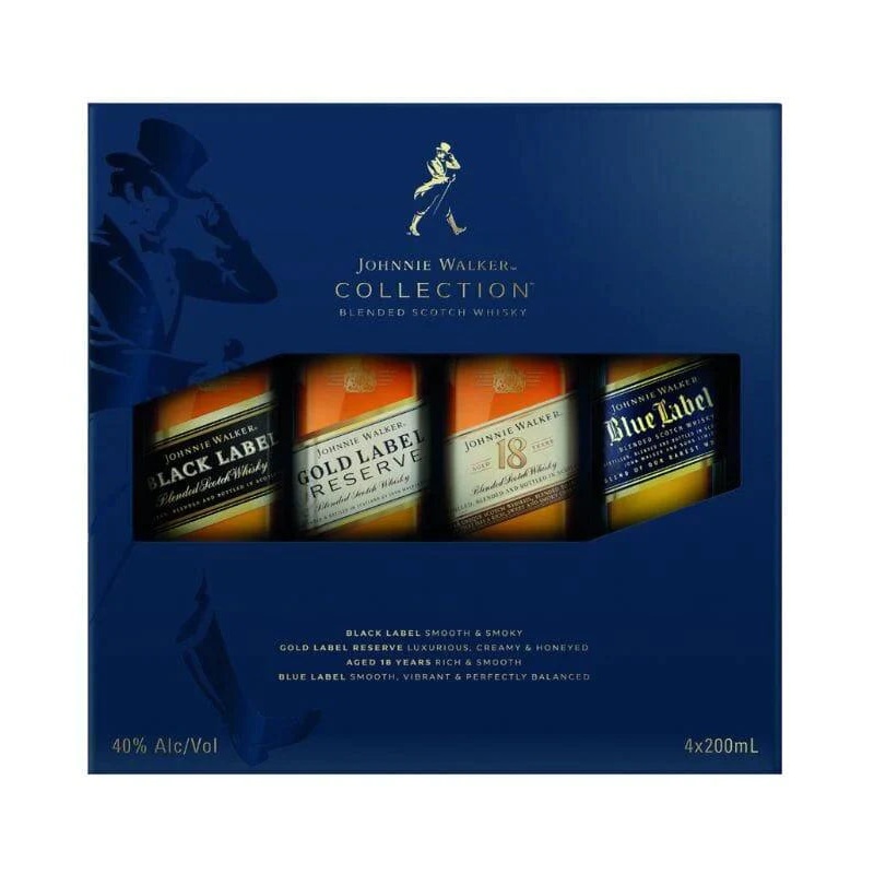Johnnie Walker Collection Blended Scotch Whisky Gift Set